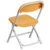 Flash Furniture Kids Yellow Plastic Folding Chair 2-Y-KID-YL-GG